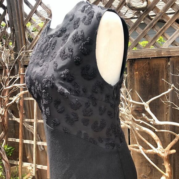 3.1 Phillip Lim Black Cheeta Sleeveless LBD Dress - Picture 4 of 9
